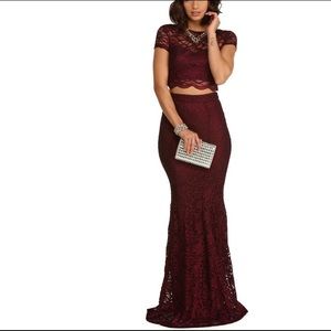 Two Piece Formal dress